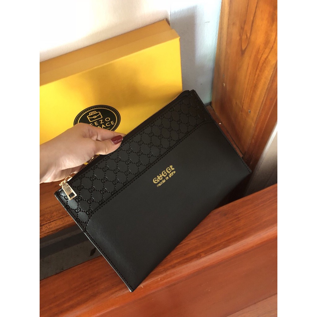 Clutch cầm tay Unisex thời trang, Ví kẹp nách nam