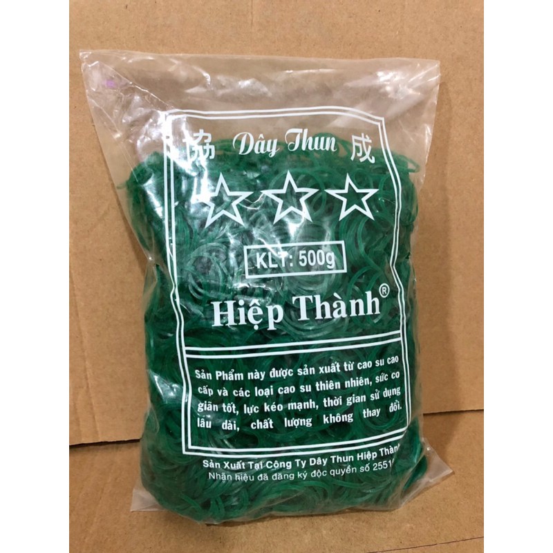 500GRAM DÂY THUN HIỆP THÀNH (XANH - VÀNG - ĐỎ)