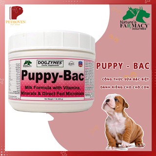 Sữa công thức dành cho chó con - puppy bac dogzymes