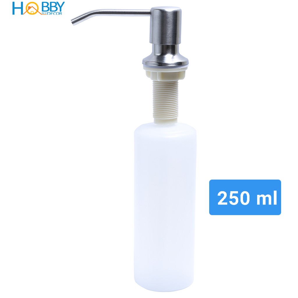 Bộ vòi bình xịt nước rửa chén vòi Inox 304 HOBBY NRC1 gắn chậu rửa chén - bình nhựa 250ml
