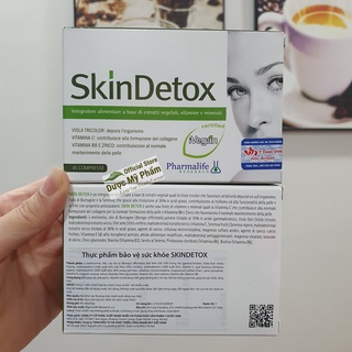 Viên uống skindetox, giúp giảm mụn - Pharmalife Skin Detox - Hộp 30 Viên / Skin Pury 60 viên