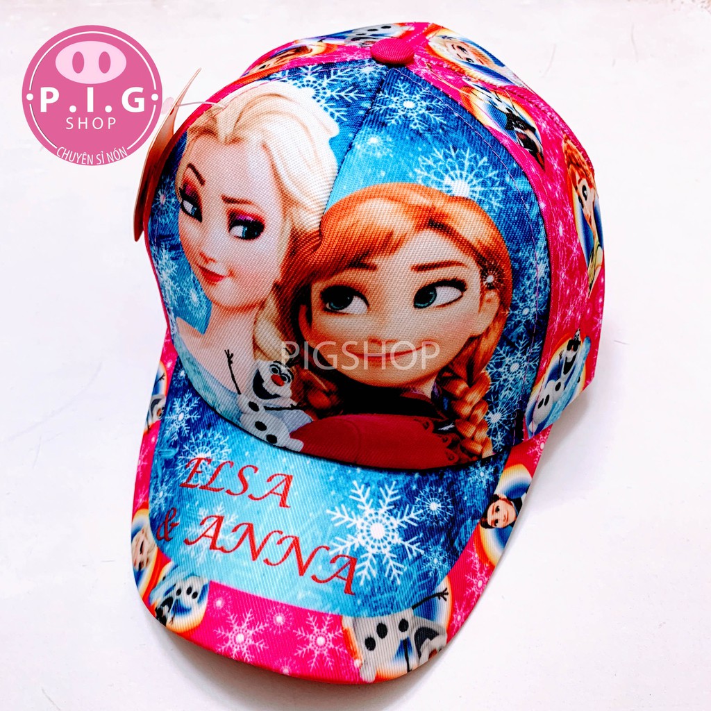 Nón kết ELSA &amp; ANNA cho bé gái 2-6 tuổi