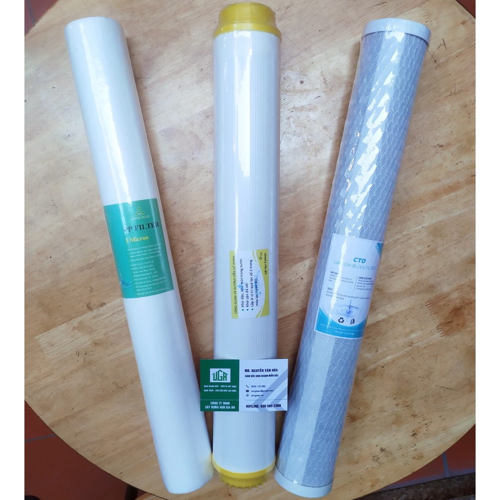 Lõi Lọc Nước 1 2 3 Cation Khử Đá Vôi Đầu Nguồn 20 inch - HOAKarofi