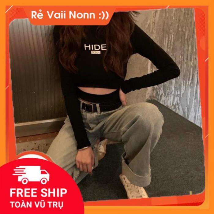 [Freeship-Hàng Chất Lượng] Áo Thun Croptop Tay Dài | BigBuy360 - bigbuy360.vn