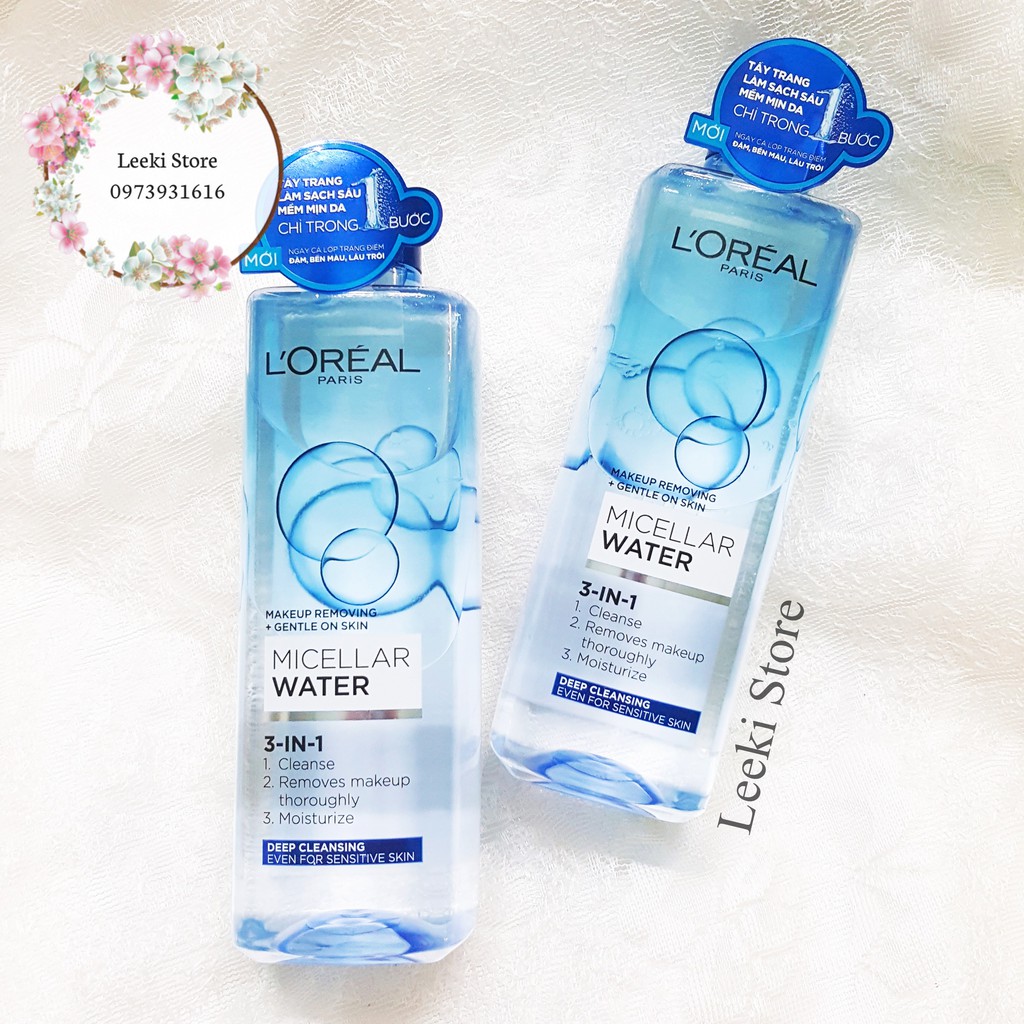 Nước tẩy trang Loreal - L'Oreal Paris 3-in-1 Micellar Water