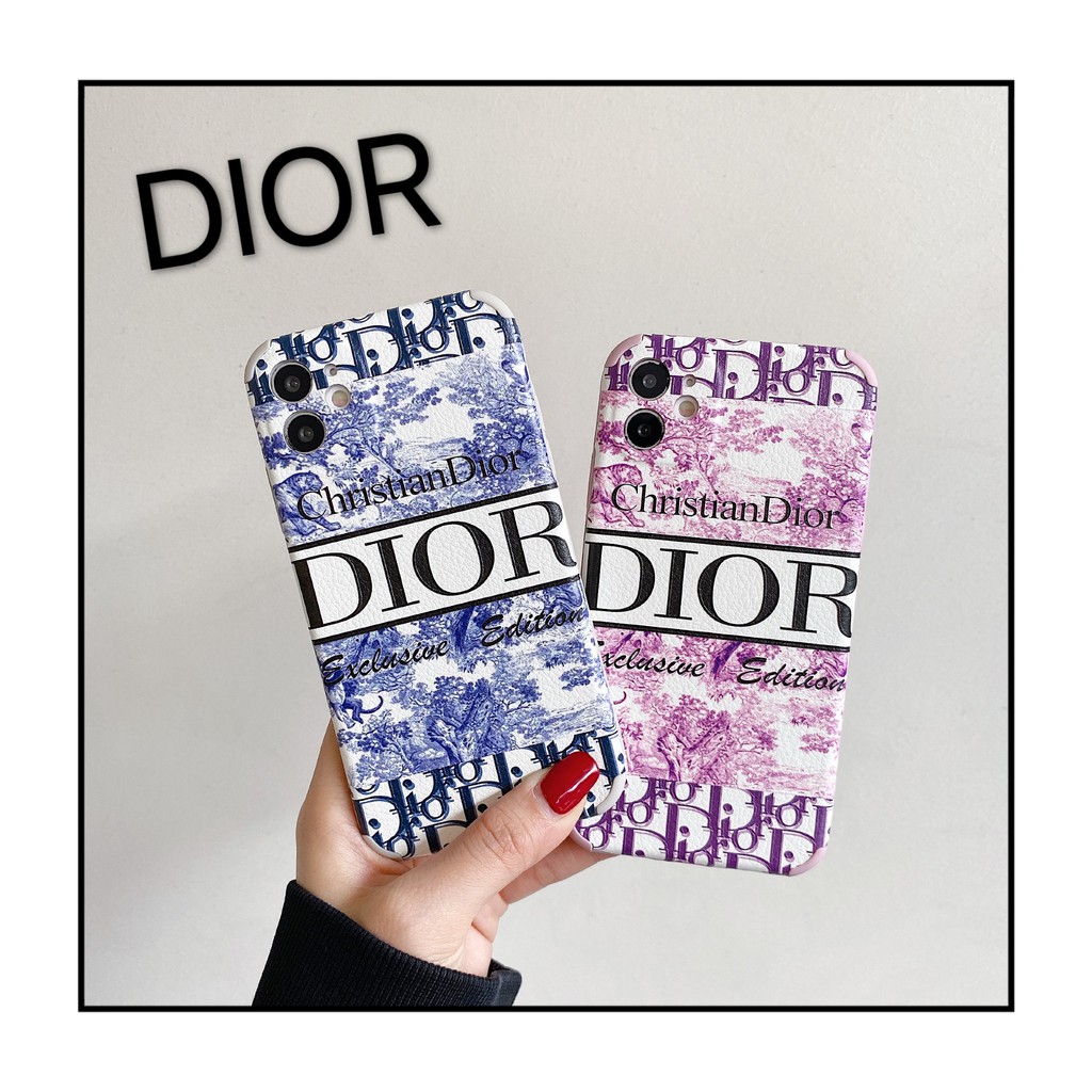 DIOR Ốp Lưng Cứng Bảo Vệ Toàn Diện Cho Iphone 12 11 Pro Max Xr