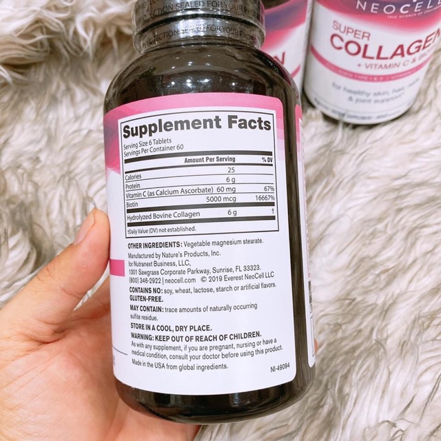 viên uống Supper Neocell Collagen C | BigBuy360 - bigbuy360.vn