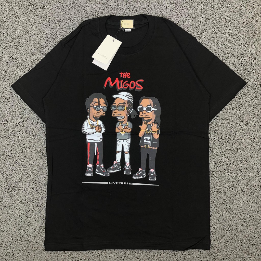 Áo Thun GUCCI Thời Trang Dạo Phố Năng Động