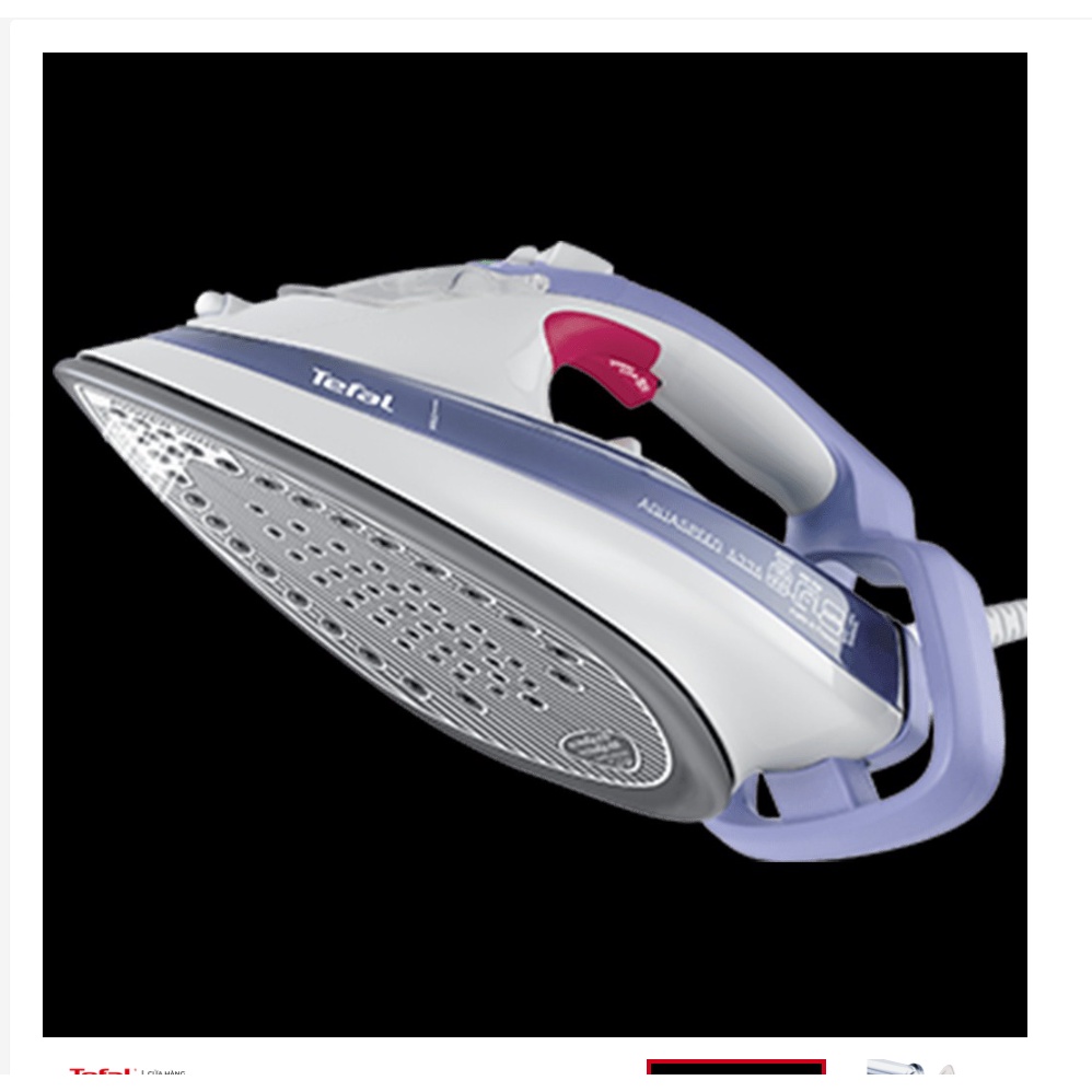 Bàn ủi hơi nước nằm chống cặn phun hơi thẳng Tefal FV5335E0 2400W - Hàng chính hãng
