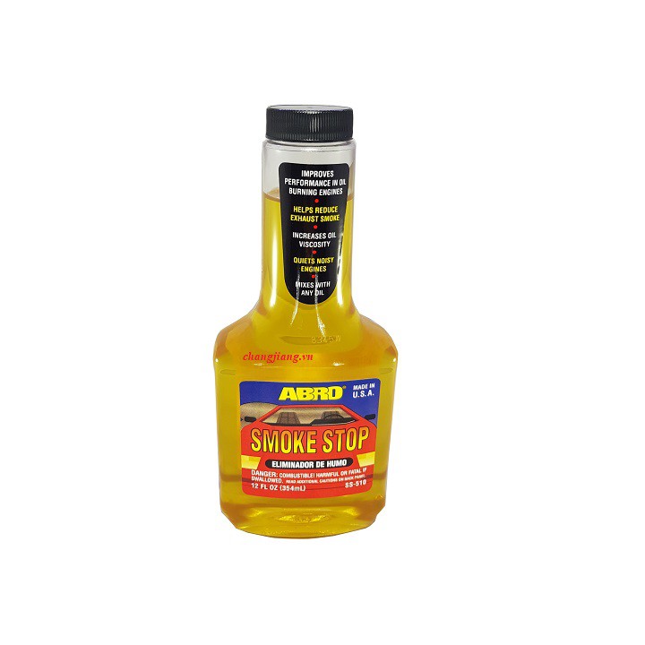 Phụ Gia Ngưng Khói Xe Ô tô - Xe Máy Abro Smoke Stop 354ml USA