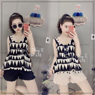 Set áo 2 dây tam giác quần đùi