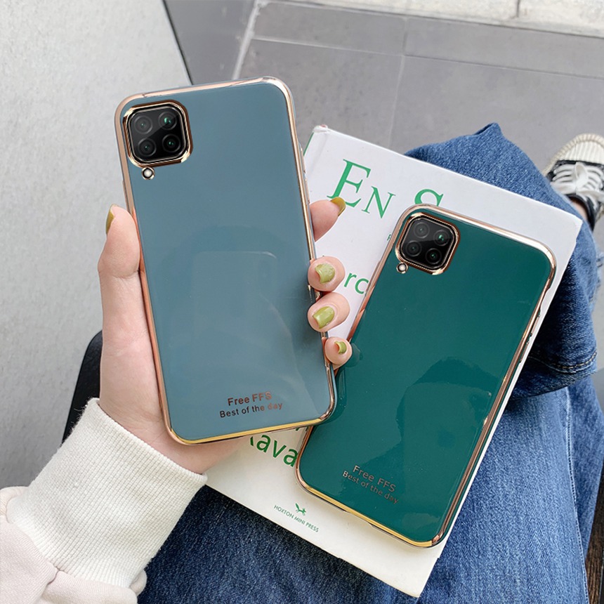 Ốp Điện Thoại Silicon Dẻo Mạ Màu Xanh Lá Ngọc 6d Cho Iphone 12 Pro Max Se 2020 11 Pro Max Xs Max Xr Xs X 5 6 7 8 5s 6s Plus