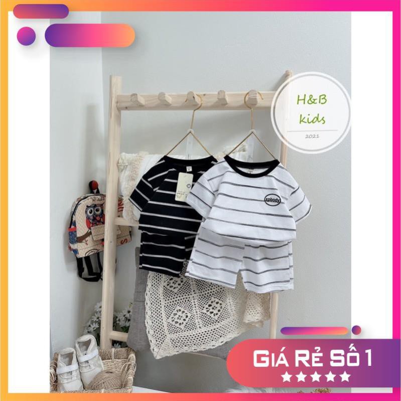 Bộ Kẻ cotton Bé trai/ bé gái ❤️chất cotton 4 chiều mềm mịn thấm hút mồ hôi cho bé thoải mái vận động