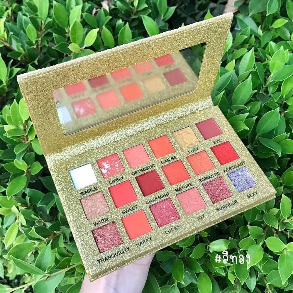 Bảng Màu Mắt ánh nhũ 18 ô HF6037  SIVANNA PRETTY GALAXY EYESHADOW PALETTE