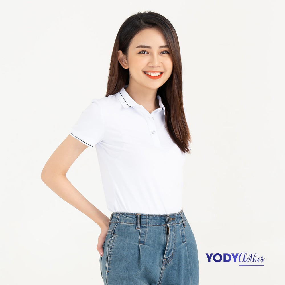 Áo thun polo nữ YODY vải cotton pima cao cấp thoáng mát chuẩn form APN3010 | BigBuy360 - bigbuy360.vn