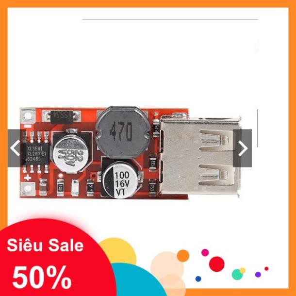 Mạch Hạ Áp Nguồn Điện 9v/12v/24v Sang 5v 3a Usb