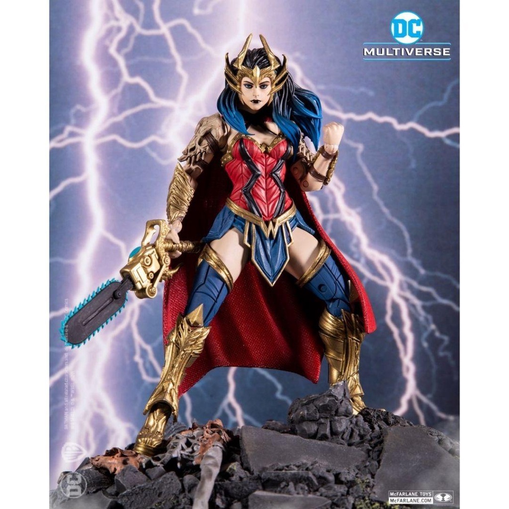 Mô hình DC Multiverse Wonder Woman 18cm Death Metal McFarlane Mô hình có khớp Nhựa PVC, ABS CHÍNH HÃNG MỸ DCMF10