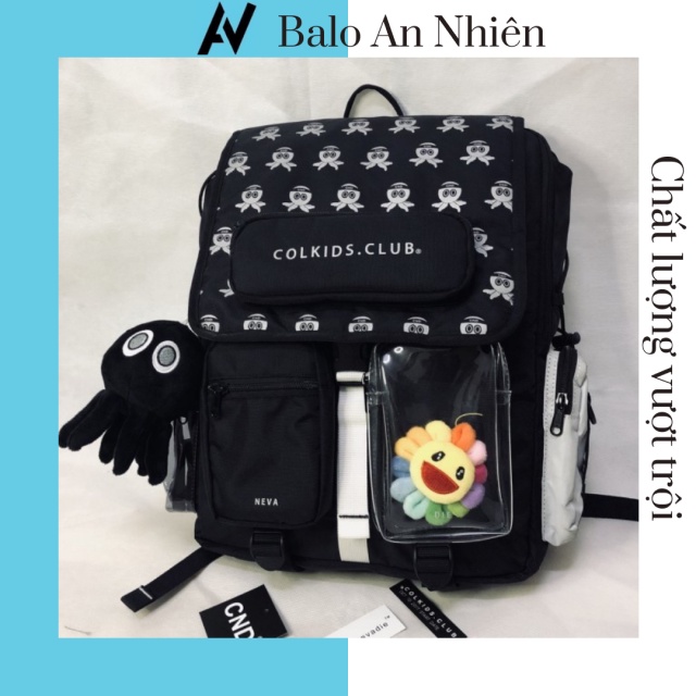 Balo Local Brand Colkids SS5 Thời Trang Nam Nữ Đi Chơi Đẹp Đi Học Chống Nước Tặng Full Ttag + Giấy T