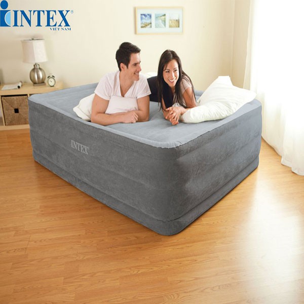 [LIFEMALL25015 - 12% đơn 250K] Giường hơi intex tự phồng công nghệ mới 1m52 INTEX 64418