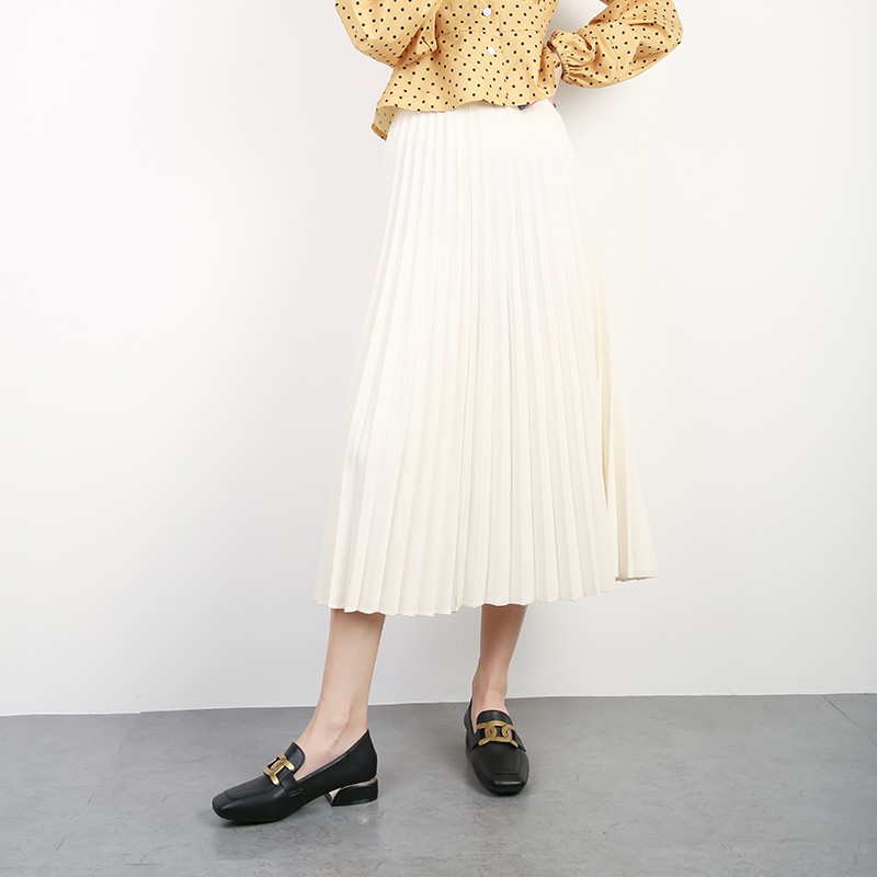 Giày Lười Da Mềm Mũi Vuông Thời Trang Cho Nữ | BigBuy360 - bigbuy360.vn