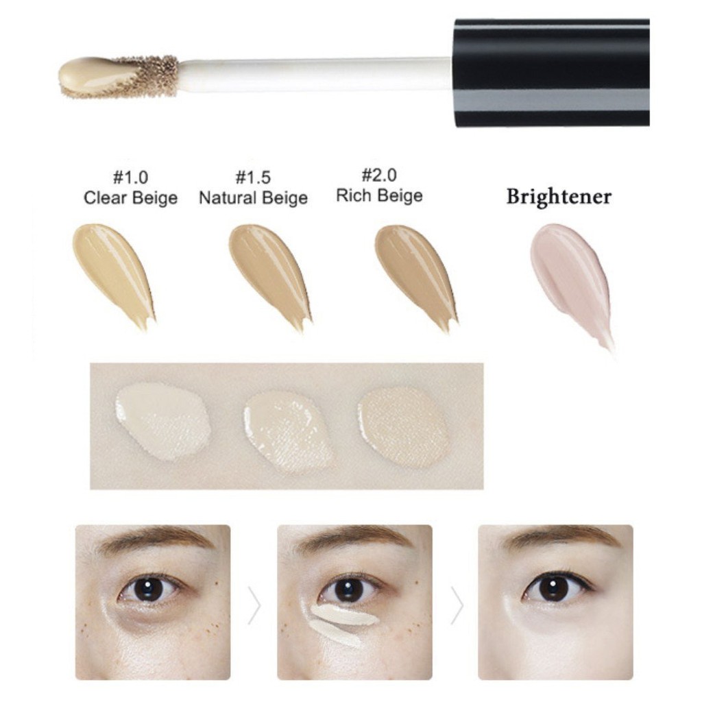 Kem che khuyết điểm The Saem Cover Perfection Tip Concealer che phủ cao - HONGS BEAUTY