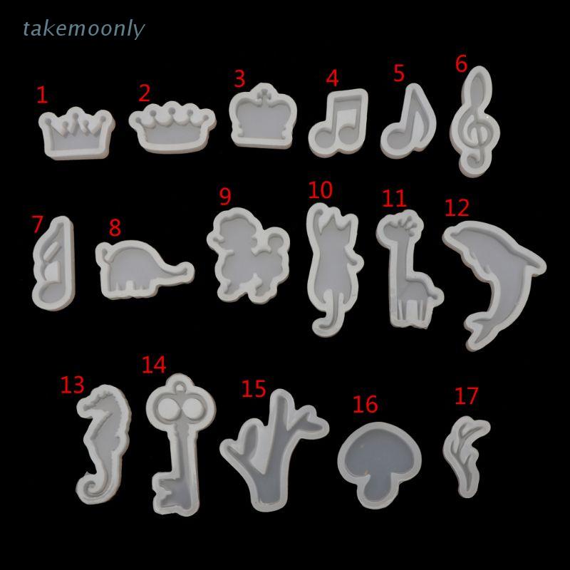 Khuôn silicone làm trang sức hình động vật đáng yêu