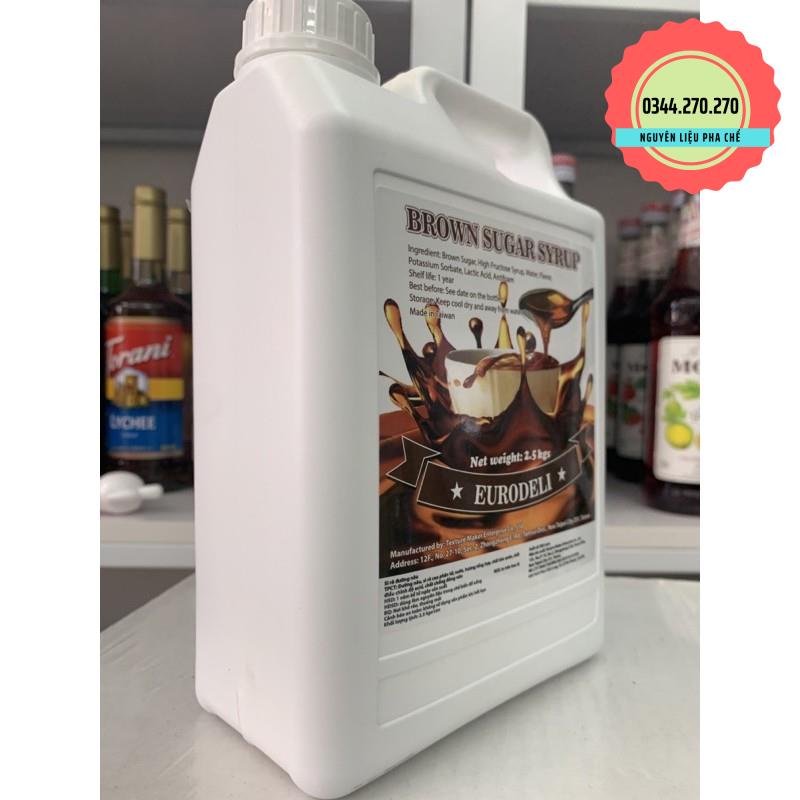 Siro đường đen Eurodeli - Can 2.5kg