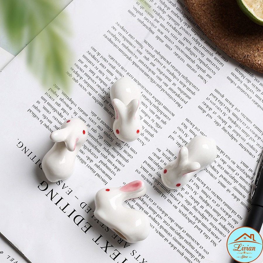 Gác đũa bàn ăn phong cách Nhật Bản - thỏ con cực xinh