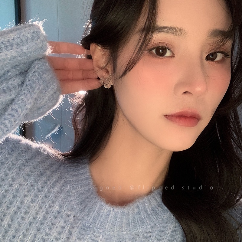 iF YOU Set 3 Khuyên Tai Bạc Kiểu Dáng Thanh Lịch