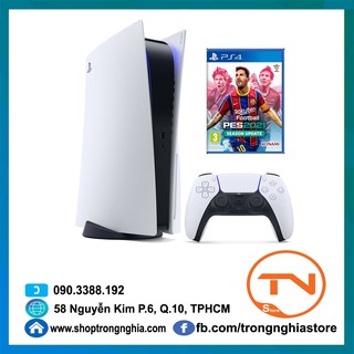 Máy PS5 Sony PlayStation 5 phiên bản ổ đĩa CHÍNH HÃNG Sony Việt Nam + Đĩa game PES 2021