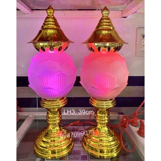 ĐÈN THỜ BẢO LIÊN ĐĂNG, LIÊN HOA,LƯU LY(1CẶP)