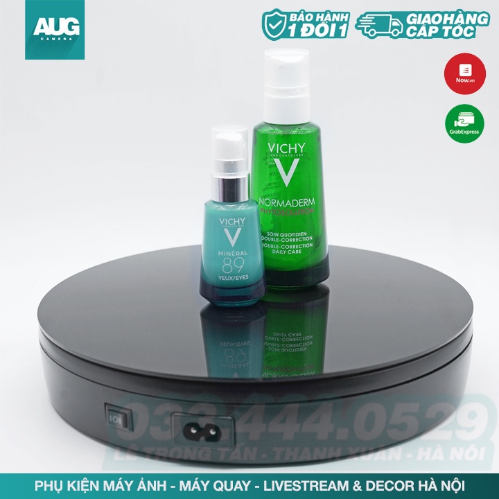 ĐẾ XOAY BÀN XOAY SẢN PHẨM 23CM - CHỊU LỰC 7KG - BÀN QUAY SẢN PHẨM, ĐẾ QUAY SẢN PHẨM - AUG Camera Hà Nội