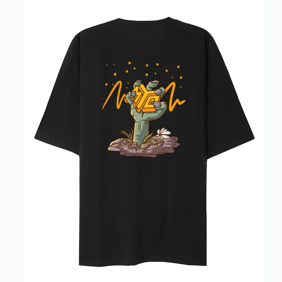 Áo Thun Local Brand MYO Vải Cotton In Hình Spooky Zombie