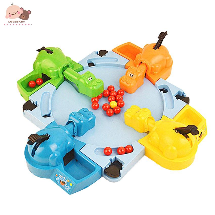Hungry Hippo Swallowing Marbles Toys Early Education Game Marble Game