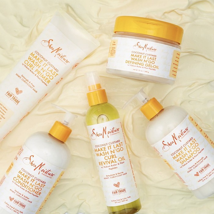 Set gội xả SheaMoisture Coconut Custard Make It Last Wash N' Go Shea Moisture 384ml