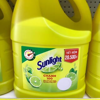 Nước rửa chén sunlight chanh 3,6kg
