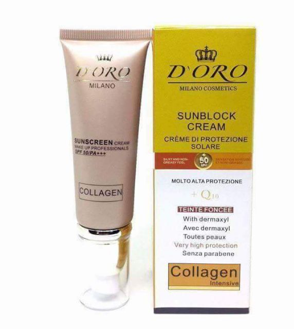 Kem chống nắng dưỡng da,  không gây bóng nhờn SPF 50 PA + Italy DoTé