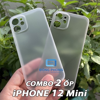 Combo 2 ốp lưng iphone 12 mini siêu mỏng