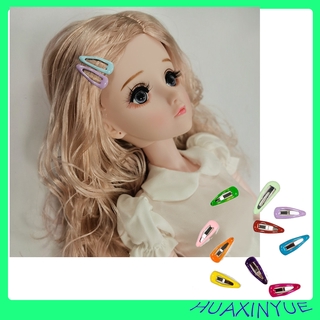 Set 10 kẹp nhựa nhiều màu sắc trang trí cho búp bê