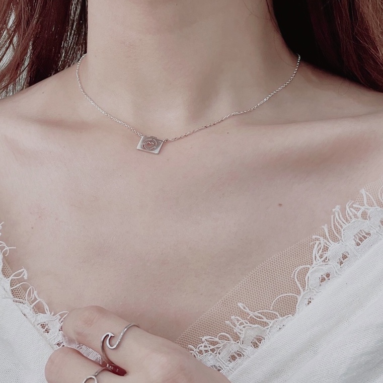 Dây chuyền bạc nguyên chất NOAH SILVER mặt máy chụp hình