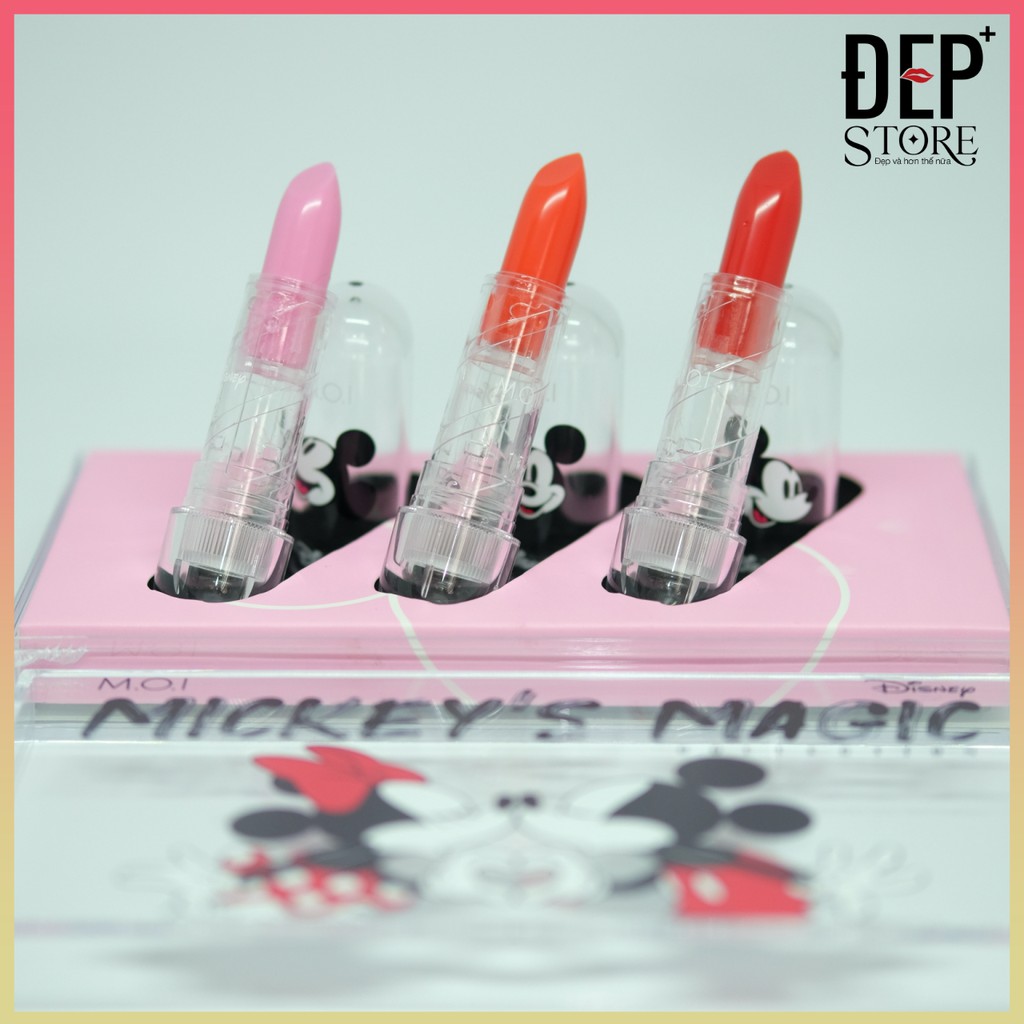 Son Dưỡng Có Màu Mickey - M.O.i Cosmetics bản giới hạn - Son Dưỡng Môi Hồ Ngọc Hà - Magic Lips | BigBuy360 - bigbuy360.vn