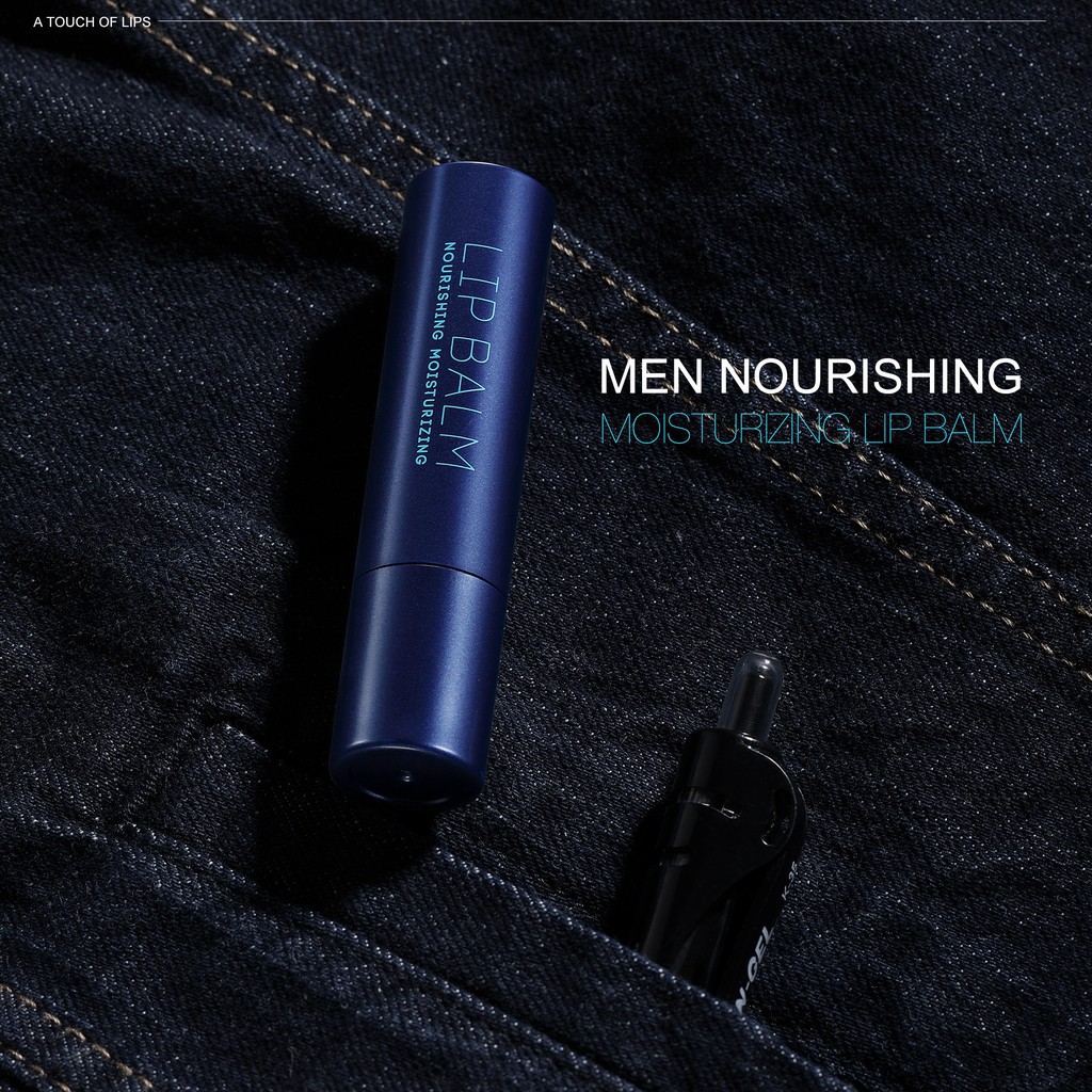 Son Dưỡng Ẩm BLUEMAN 3.2g Cải Thiện Nếp Nhăn Môi Dành Cho Nam