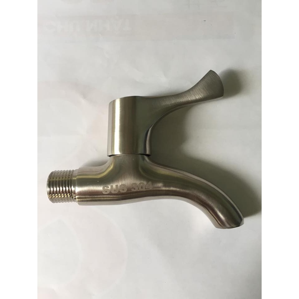 Vòi hồ inox SUS 304 cao cấp HOA HỒNG
