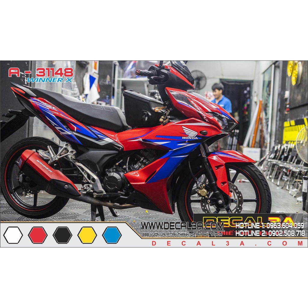 Tem rời Winner X 150 chỉ