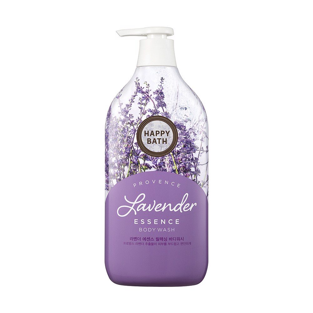 Sữa Tắm Happy Bath Lavender Essence Relaxing Body Wash 900g Daily Beauty Official