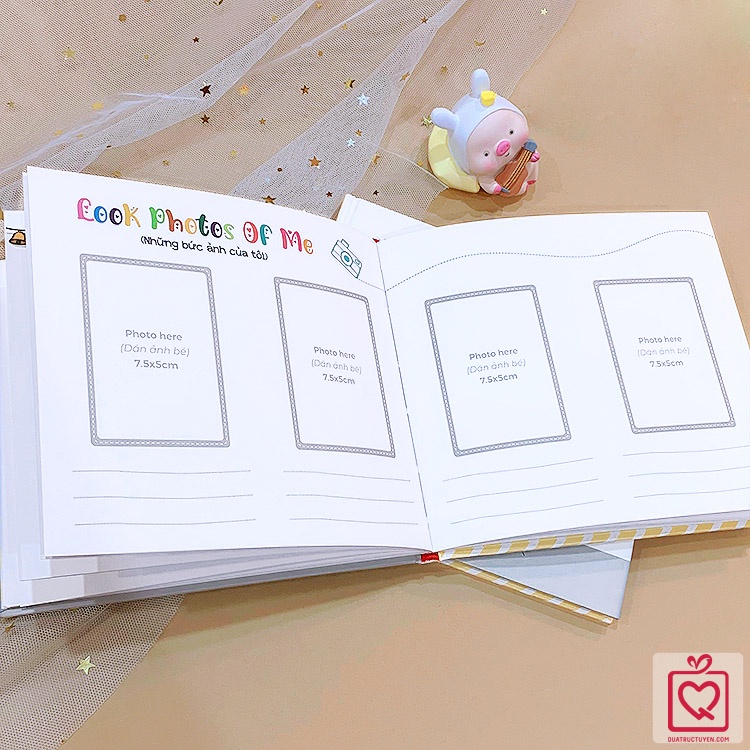 Sổ nhật ký cho bé Hello Baby - Lưu giữ những khoảnh khắc đầu đời đáng nhớ