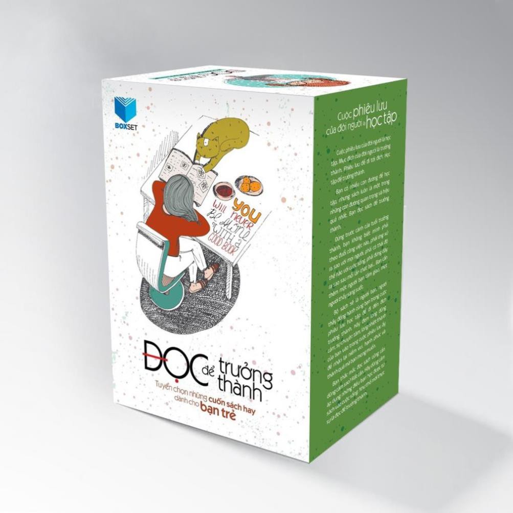 Sách - Đọc Để Trưởng Thành - Cuộc Phiêu Lưu Của Đời Người Là Học Tập ( Hộp sách) [Minh Long]