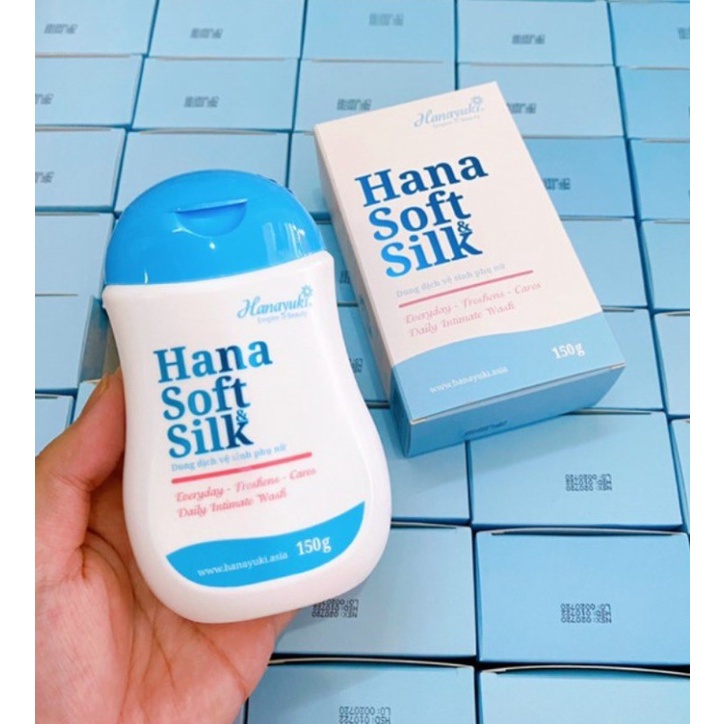 [3 Tặng 1] Dung Dịch Vệ Sinh Hana VB Soft Silk Hanayuki Chính Hãng 150g dùng được cho cả nam nữ và bà bầu - Kazila