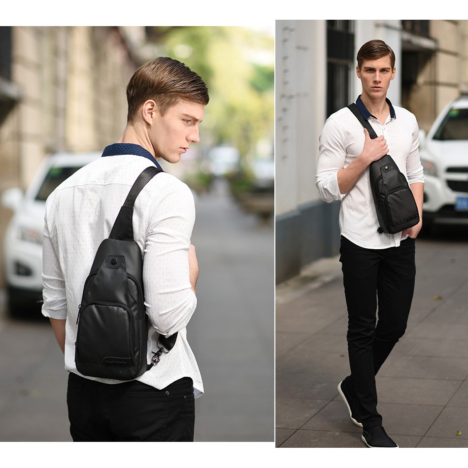 Túi đeo chéo trẻ trung năng động Arctic Hunter XB13005 có cổng tai nghe tiện lợi