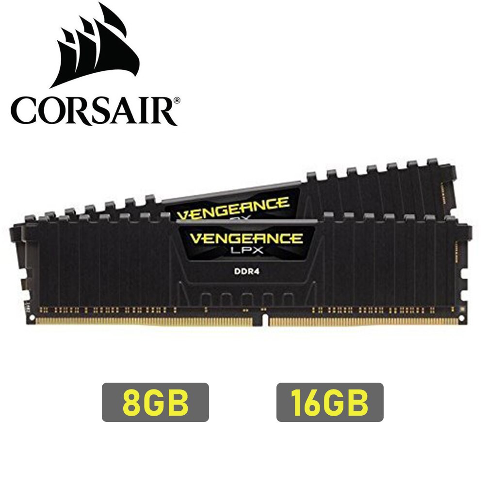 Ram máy tính DDR4 Corsair 8GB-Bus 2666 CMK8X4M1A2666C16 - Chính hãng